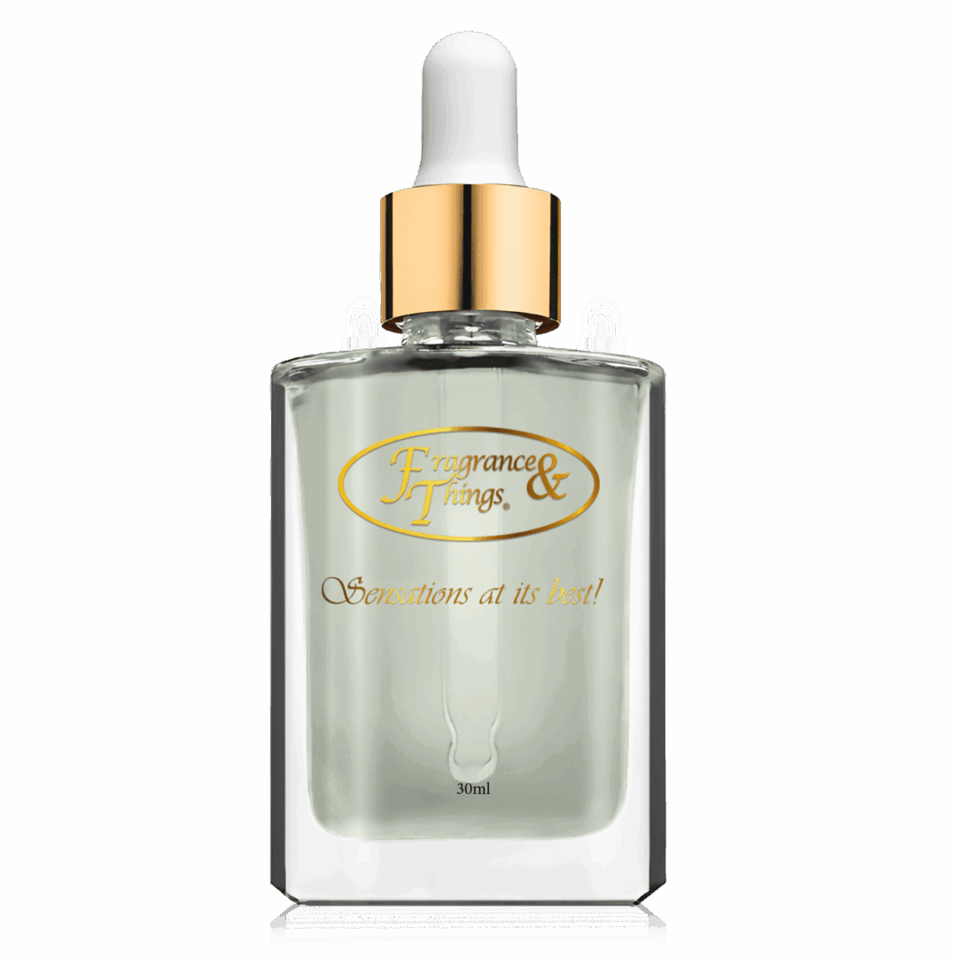 Elegant glass dropper bottle with gold accents for skincare.