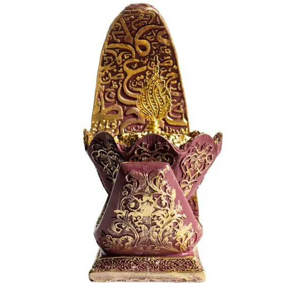 Intricately designed traditional vase with ornate patterns.