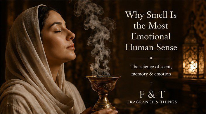 Luxury fragrance ritual and olfactory emotion